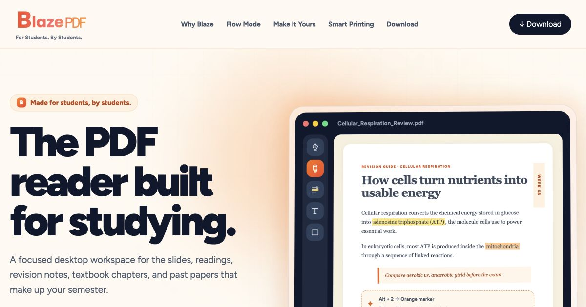 BlazePDF preview